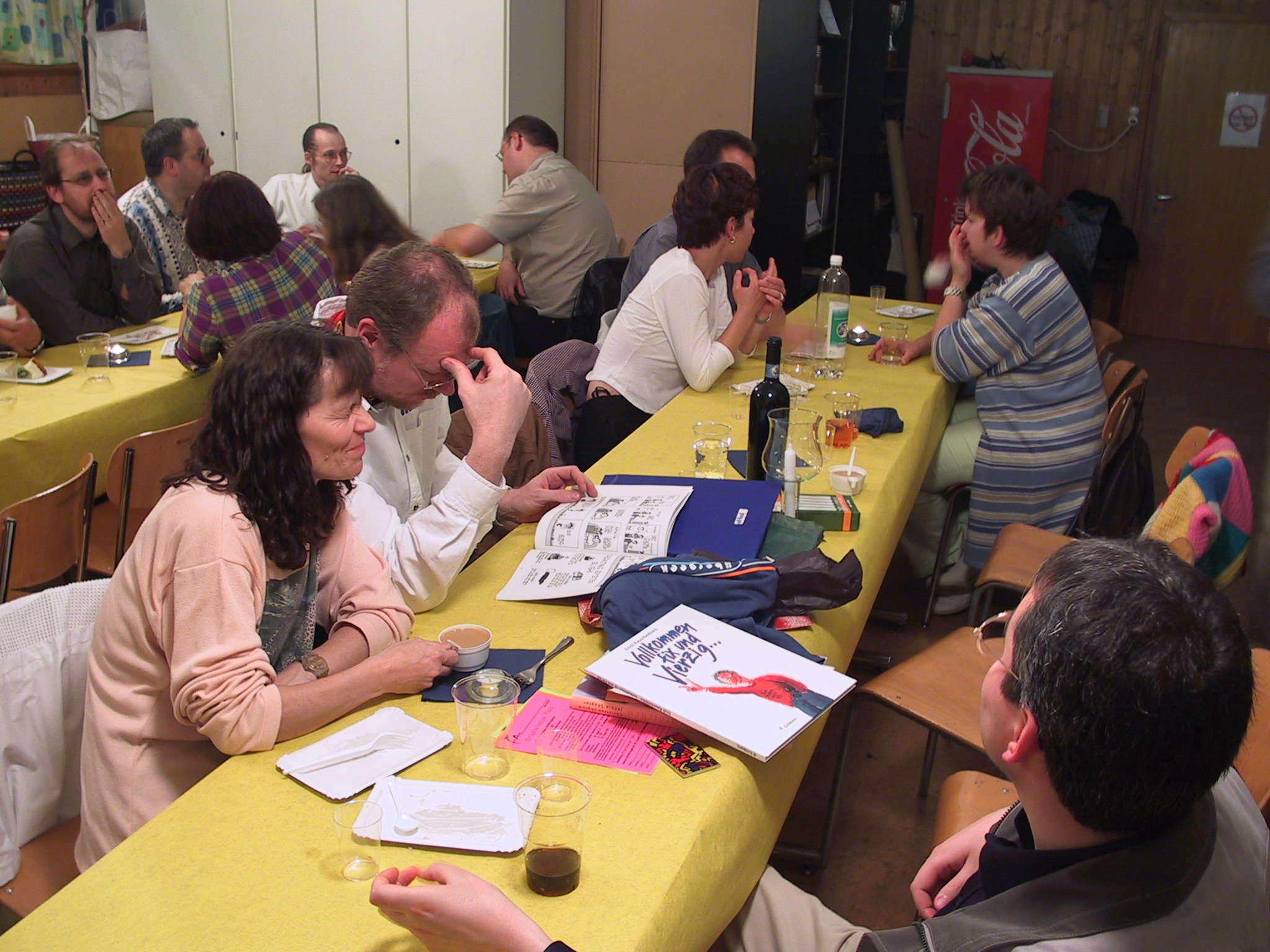 Patrik, Ren�, Marc, Annemarie, Monika, Ralph, Vanessa, Petr, Bj�rn, Gabriela, J�rg, Daniel, Andrea, Peter