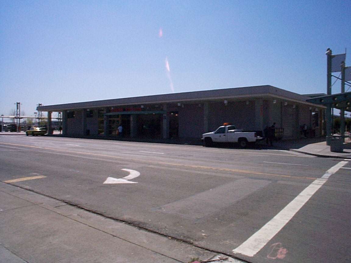 The station building.