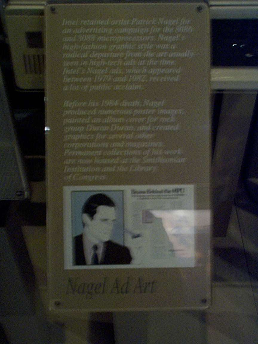 8086/8088 ad art by Patrck Nagel.